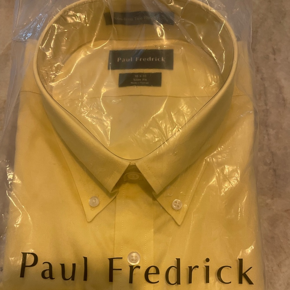 Paul Fredrick, men’s shirt, button-down